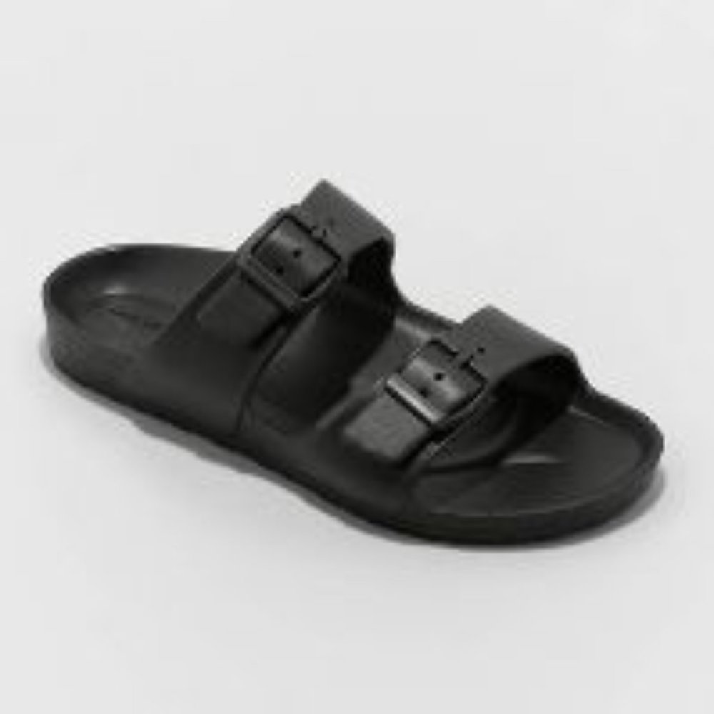 Men's Carson Two Band Slide Sandals - Goodfellow & Co
